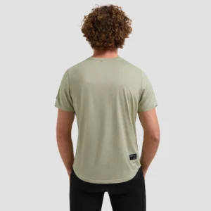 Rogelli DISTANCE - męska koszulka do biegania beżowa - obrazek 5