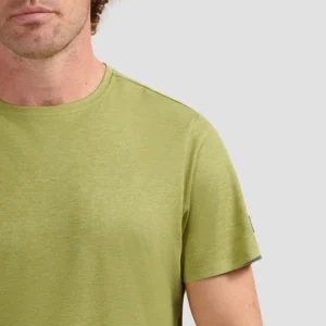 Rogelli DISTANCE - męska koszulka do biegania zielona - obrazek 7