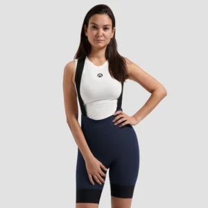 Rogelli SIGNATURE - damskie spodenki rowerowe z wkładką granatowe - obrazek 5