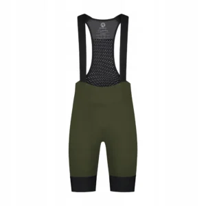 Rogelli SIGNATURE - męskie spodenki rowerowe z szelkami i wkładką khaki - obrazek 2