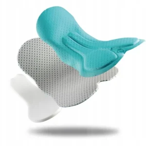 Rogelli SIGNATURE - męskie spodenki rowerowe z szelkami i wkładką khaki - obrazek 4