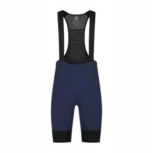 Rogelli SIGNATURE - męskie spodenki rowerowe z szelkami i wkładką granatowe - obrazek 1