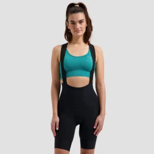 Rogelli SIGNATURE - damskie spodenki rowerowe z wkładką czarne - obrazek 1