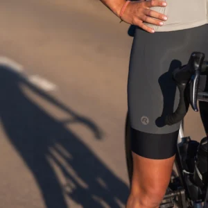 Rogelli SIGNATURE - damskie spodenki rowerowe z wkładką szare - obrazek 13