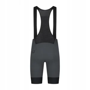 Rogelli SIGNATURE - męskie spodenki rowerowe z szelkami i wkładką szare - obrazek 2