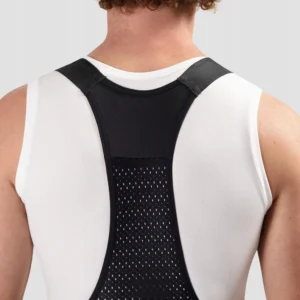 Rogelli SIGNATURE - męskie spodenki rowerowe z szelkami i wkładką szare - obrazek 8