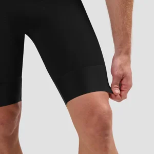 Rogelli SIGNATURE - męskie spodenki rowerowe z szelkami i wkładką czarne - obrazek 7