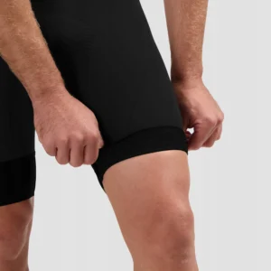 Rogelli SIGNATURE - męskie spodenki rowerowe z szelkami i wkładką czarne - obrazek 8