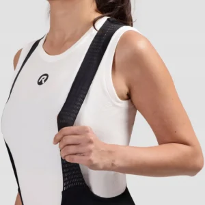 Rogelli MODESTA - damskie spodenki rowerowe z szelkami czarne - obrazek 7