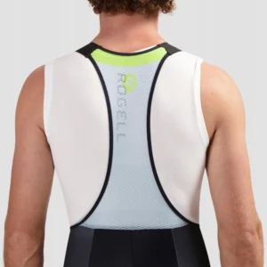 Rogelli HERO II - męskie spodenki rowerowe z szelkami czarno-niebieskie - obrazek 10