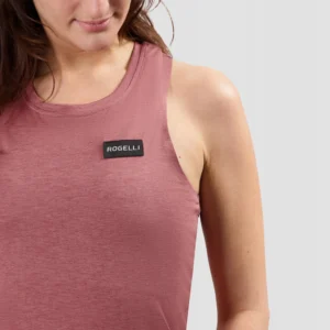 Rogelli DISTANCE - damski bezrękawnik do biegania bordowy - obrazek 6