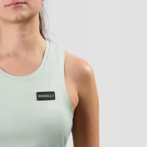 Rogelli DISTANCE - damski bezrękawnik do biegania zielony - obrazek 6