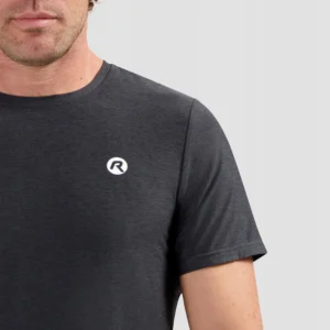 Rogelli ESSENTIAL - męska koszulka do biegania grafitowa - obrazek 6