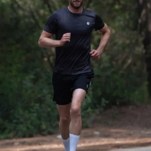 Rogelli ESSENTIAL - męska koszulka do biegania grafitowa - obrazek 9