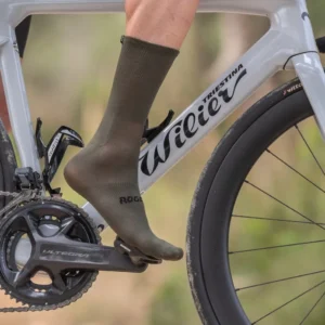 Rogelli ESSENTIAL 2-pak - skarpety rowerowe khaki - obrazek 2