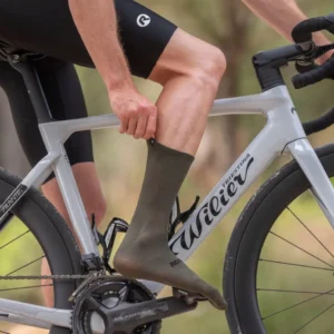 Rogelli ESSENTIAL 2-pak - skarpety rowerowe khaki - obrazek 3