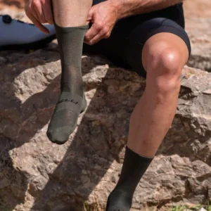 Rogelli ESSENTIAL 2-pak - skarpety rowerowe khaki - obrazek 4