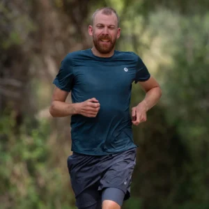 Rogelli ESSENTIAL - męska koszulka do biegania granatowa - obrazek 10