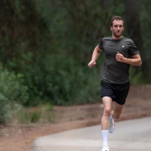 Rogelli ESSENTIAL - męska koszulka do biegania khaki - obrazek 12