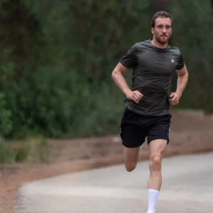 Rogelli ESSENTIAL - męska koszulka do biegania khaki - obrazek 13