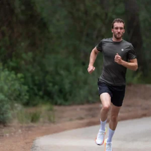 Rogelli ESSENTIAL - męska koszulka do biegania khaki - obrazek 10