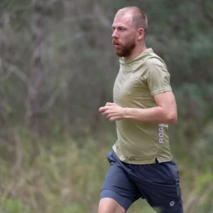 Rogelli ESSENTIAL - męska koszulka do biegania zielona - obrazek 11