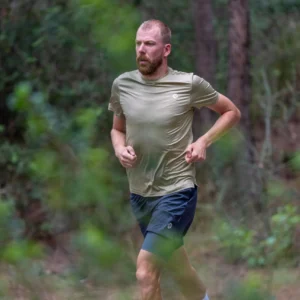 Rogelli ESSENTIAL - męska koszulka do biegania zielona - obrazek 13