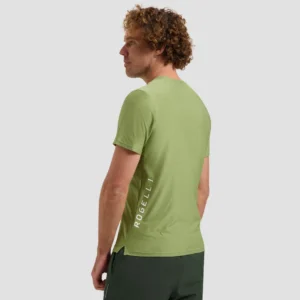 Rogelli ESSENTIAL - męska koszulka do biegania zielona - obrazek 5
