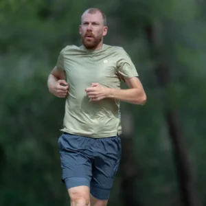 Rogelli ESSENTIAL - męskie spodenki do biegania 2w1 szare - obrazek 13