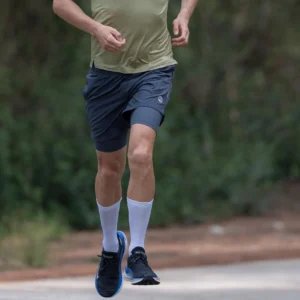 Rogelli ESSENTIAL - męskie spodenki do biegania 2w1 szare - obrazek 10