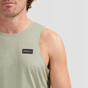 Rogelli DISTANCE - męski podkoszulek do biegania beżowy - obrazek 6