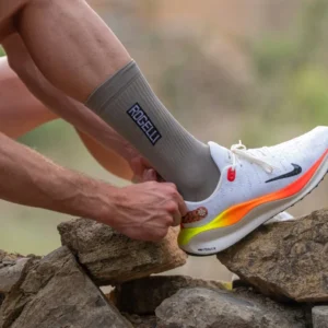 Rogelli DISTANCE 2-pak - skarpety sportowe granatowe i beżowe - obrazek 6