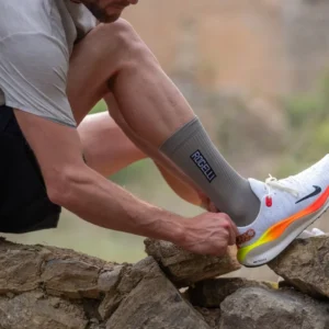 Rogelli DISTANCE 2-pak - skarpety sportowe granatowe i beżowe - obrazek 7