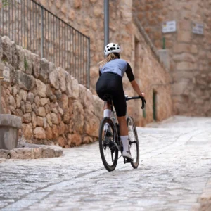 Rogelli DISTANCE II - damskie spodenki rowerowe czarne - obrazek 13