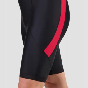 Rogelli CORE COLORED - męskie spodenki rowerowe z wkładką czarno-czerwone - obrazek 7