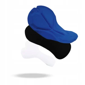 Rogelli CORE COLORED - męskie spodenki rowerowe z wkładką czarno-niebieskie - obrazek 3