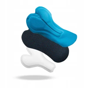 Rogelli DISTANCE II - męskie spodenki rowerowe z szelkami i wkładką czarne - obrazek 3