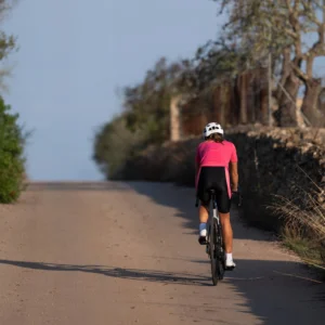 Rogelli CORE COLORED - damskie spodenki rowerowe czarno-różówe - obrazek 12