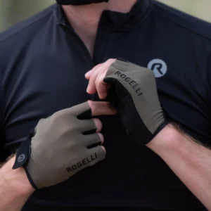 Rogelli CORE - męskie rękawiczki rowerowe khaki - obrazek 6