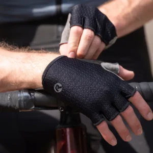 Rogelli CLASSIC - męskie rękawiczki rowerowe czarne - obrazek 4