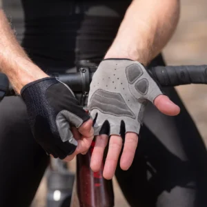 Rogelli CLASSIC - męskie rękawiczki rowerowe czarne - obrazek 5