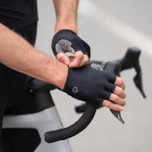 Rogelli CLASSIC - męskie rękawiczki rowerowe czarne - obrazek 7