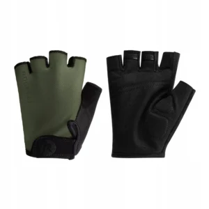 Rogelli CORE - damskie rękawiczki rowerowe khaki - obrazek 1