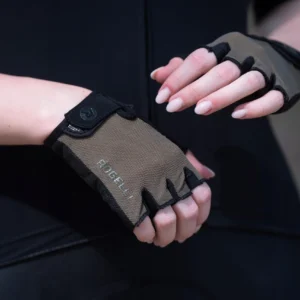 Rogelli CORE - damskie rękawiczki rowerowe khaki - obrazek 5