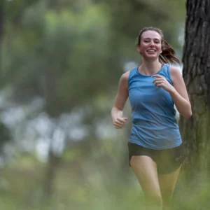 Rogelli CORE - damski podkoszulek sportowy niebieski - obrazek 8