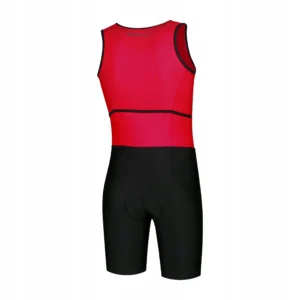 Rogelli FLORIDA - strój do triathlonu czarno-czerwony - obrazek 2