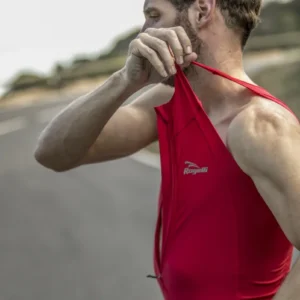 Rogelli FLORIDA - strój do triathlonu czarno-czerwony - obrazek 6