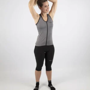 Rogelli ABBEY - damska koszulka rowerowa szara - obrazek 3