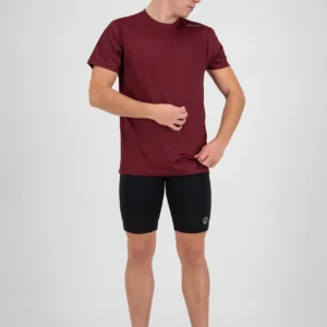 Rogelli PROMO - męska koszulka funkcjonalna bordowa - obrazek 3