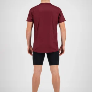 Rogelli PROMO - męska koszulka funkcjonalna bordowa - obrazek 4